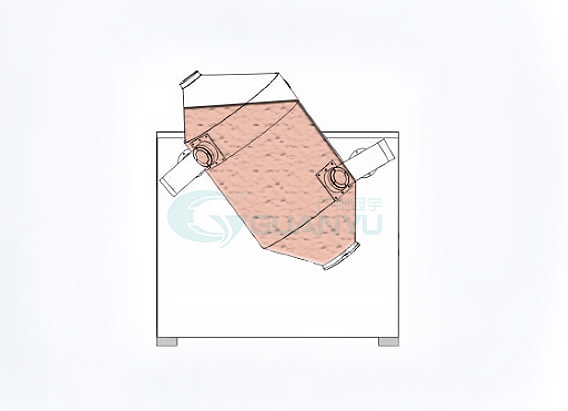 GY High effective 3d powder drink mixer 3d Powder mixing Blender 3D Vitamin Powder stirred
