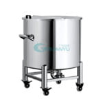 High Quality 100L 200L 300L 500L Stainless Steel Liquid Movable Storage Tank For Industry Cooling Tank