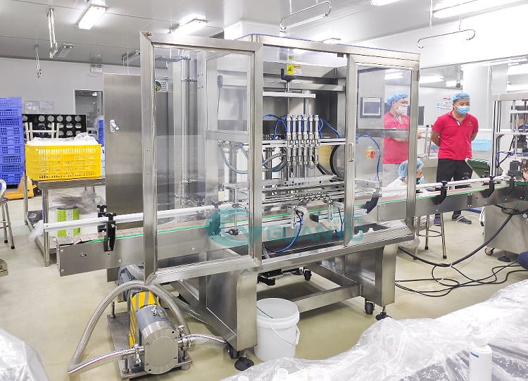 Cream Lotion Filling Machine