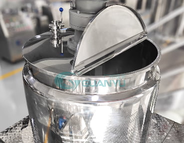 Mixing Tank Shampoo Jacket Agitator Mixing Machine Supplier