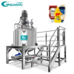 500L 1000L Electric Heated Food Processing Sauce Making Machine Cheese Cream Melting Tank