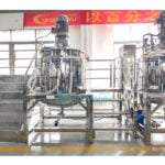 500L Open Lid Mixing Tank Shampoo Jacket Agitator Mixing Machine Supplier factory