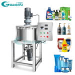 Customized 50L Liquid Soap Shower Gel Detergent Food Cosmetic Mixer with Agitator Homogenizer Mixing Machine | GUANYU