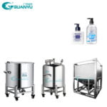 High Quality 100L 200L 300L 500L Stainless Steel Liquid Movable Storage Tank For Industry Cooling Tank