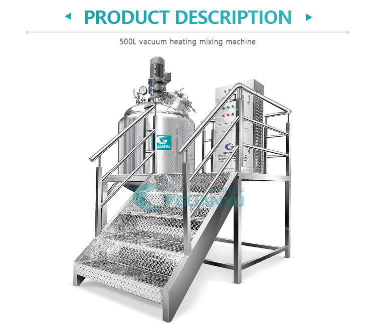 Cream Vacuum Emulsifying Mixer High Shear Lotion Vacuum Ointment Making Liquid Fragrance Pharmaceutical Mixer Homogenizing Mixing Machine