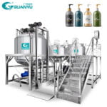 Vacuum Emulsifying Mixer Machine or Emulsifier Homogenizer Mixer | GUANYU