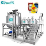 Vacuum Emulsifying Mixer Machine or Emulsifier Homogenizer Mixer | GUANYU