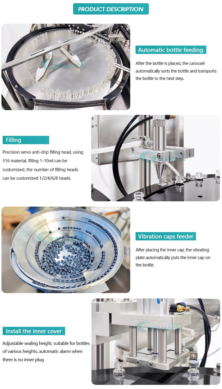 10ml bottle filling machine