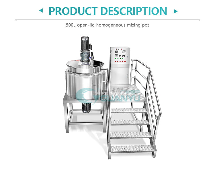 Stainless steel mixer for shampoo agitator mixing tank liquid soap mixing machine | GUANYU