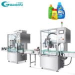 Double Nozzle Gel Polish Liquid Soap Lotion Viscous Liquid Tracking Filling Machine Full GUANYU