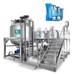 500~5000L Fixed Type Emulsifier Tank Mixer Body Cream Homogenizing Machine Agitator manufacturer
