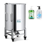 Factory price sanitary food liquid storing vessel customized drum jacketed insulated stainless steel storage tank