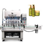 Automatic 4 Heads Cosmetic Cream Bottle Chili Sauce Shampoo Servo Filling Machinery Filling Machine