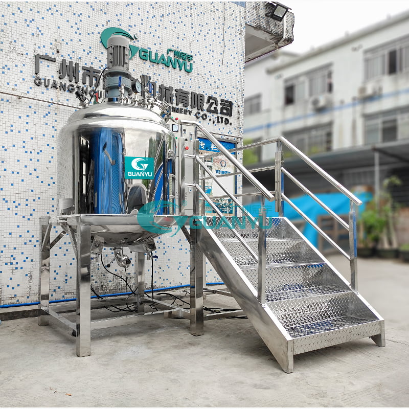 vacuum emulsifying mixer machine
