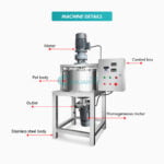 Customized 50L Liquid Soap Shower Gel Detergent Food Cosmetic Mixer with Agitator Homogenizer Mixing Machine | GUANYU  in  Guangzhou