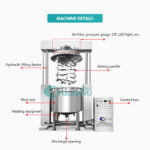 China Guanyu Fixed Type Vacuum Mixer Homogenizer Cosmetic Machine Stainless Steel Chocolate Mixing Tank Jam Mixing Tank  in  Guangzhou