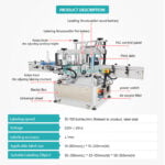 High speed automatic double side bottle labeling machine Shampoo Perfume Dropper Glass Round Jar Bottle Tin Can Labeler  in  Guangzhou