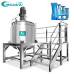 500L Open Lid Mixing Tank Shampoo Jacket Agitator Mixing Machine Supplier company