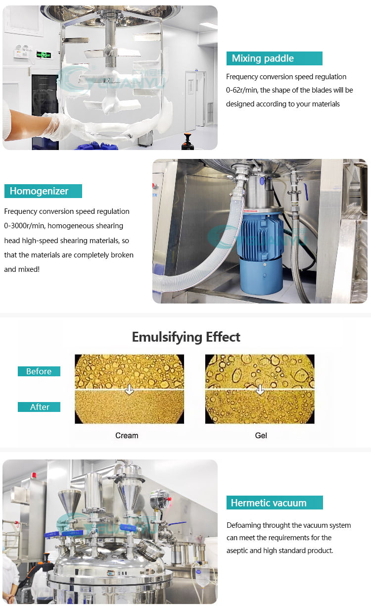 vacuum homogenizer mixer