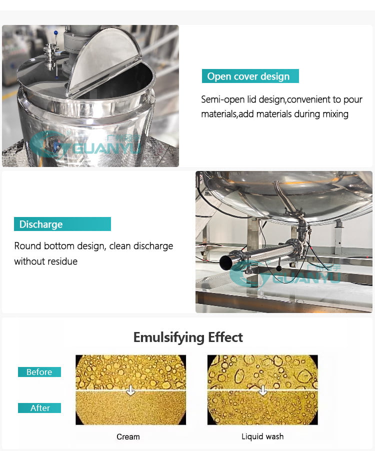 Vacuum Emulsifying Mixer