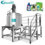 500L Open Lid Mixing Tank Shampoo Jacket Agitator Mixing Machine Supplier manufacturer