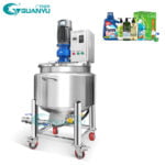 100L Mixing Tank Soap Making Machine Liquid Cosmetic Cream Mixer Shampoo Stainless Steel company