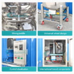 Customized 100L Electric Heating Soap Detergent Food Cosmetic Mixer with Agitator Homogenizer Mixing Machine | GUANYU manufacturer