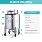 Customized Stainless Steel Alcohol Storage Tank Holding Tank Storage Tank 100000 Liter 50L 100L 500L | GUANYU price