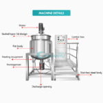Stainless steel homogenizer mixer tank for shampoo Manufacturer | GUANYU manufacturer