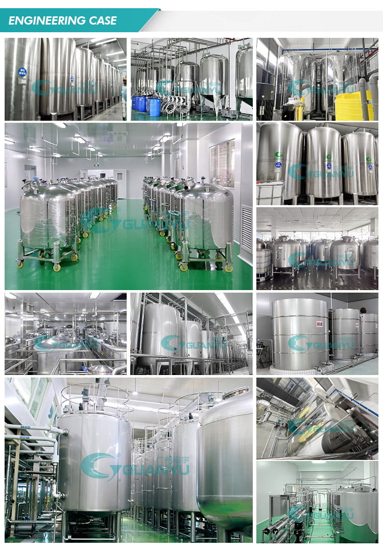 stainless steel water storage tanks for sale