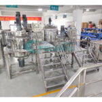 Stainless steel shampoo mixer production line agitator mixing tank liquid soap mixing machine | GUANYU manufacturer