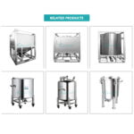 Square storage tank Square buffer tank Square pharmaceutical grade pure storage barrel manufacturer