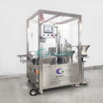 Automatic 10ml 30ml Small Bottle E-Liquid Eye Drop essence Vial Dropper Essential Oil Filling Machine  in  Guangzhou