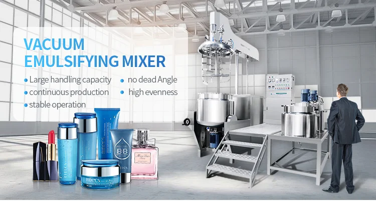 vacuum homogenizing emulsifying mixer