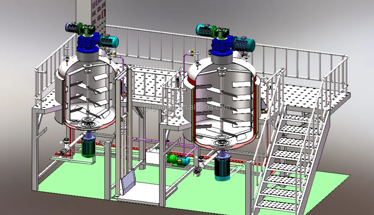 vacuum emulsifier 50L vacuum mixer homogenizer