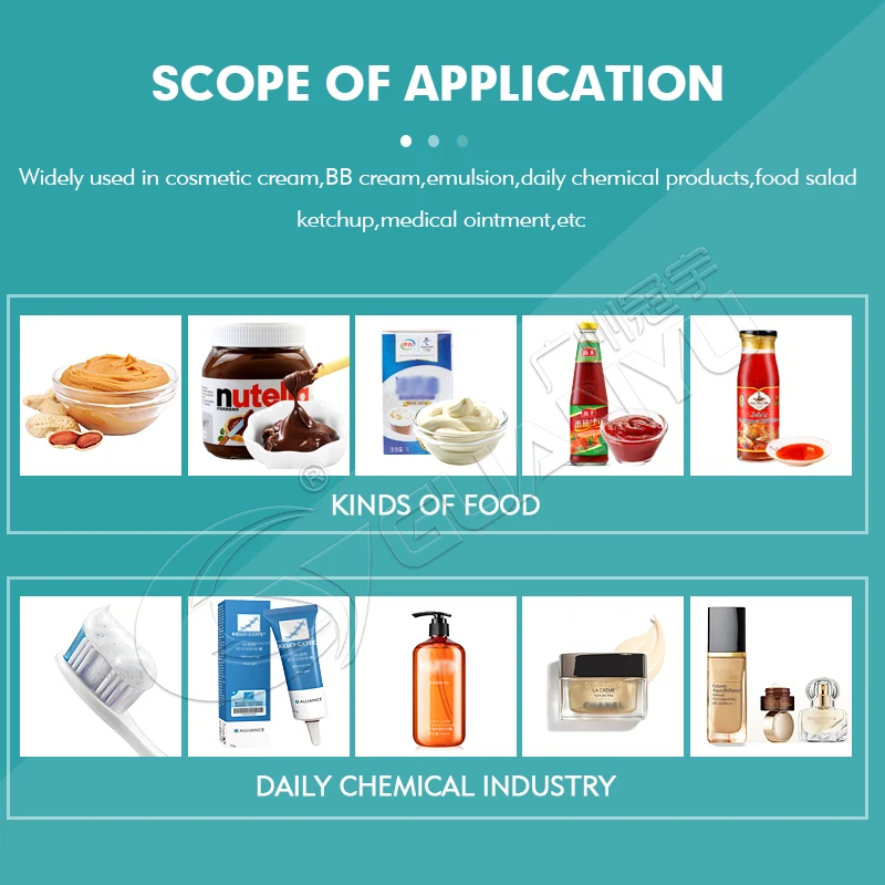 vacuum homogenizer cream mixer