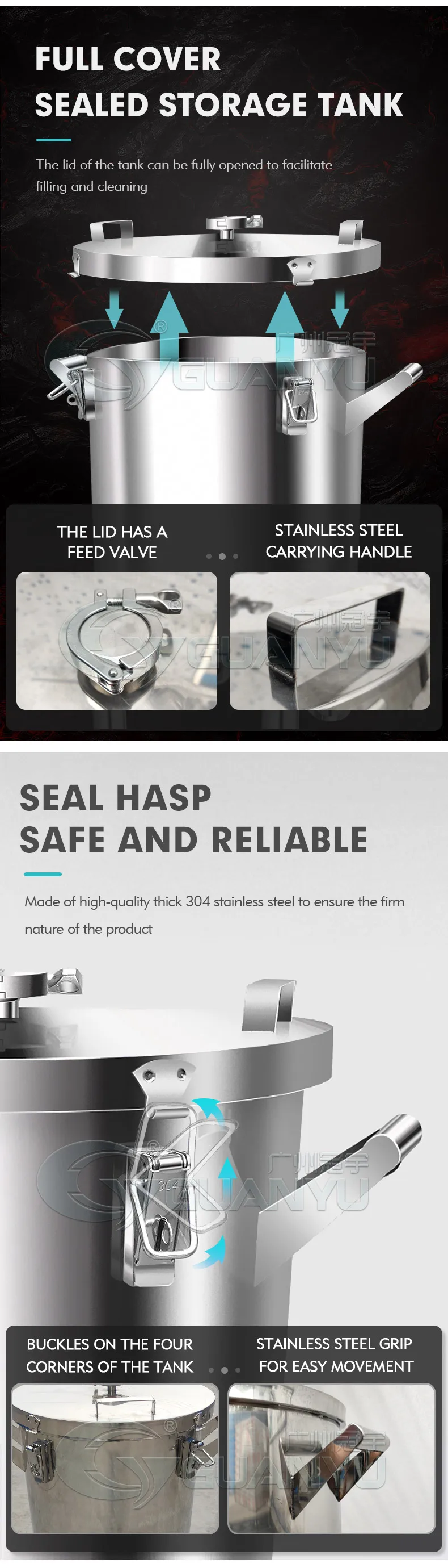stainless steel water tank for sale