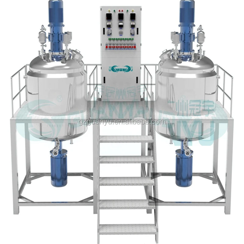 Hair Gel Making Machine 50L Vacuum Mixer