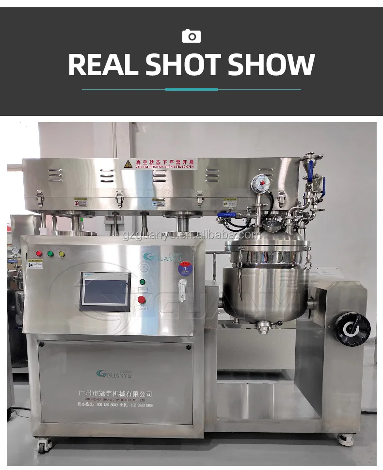 vacuum mixing machine