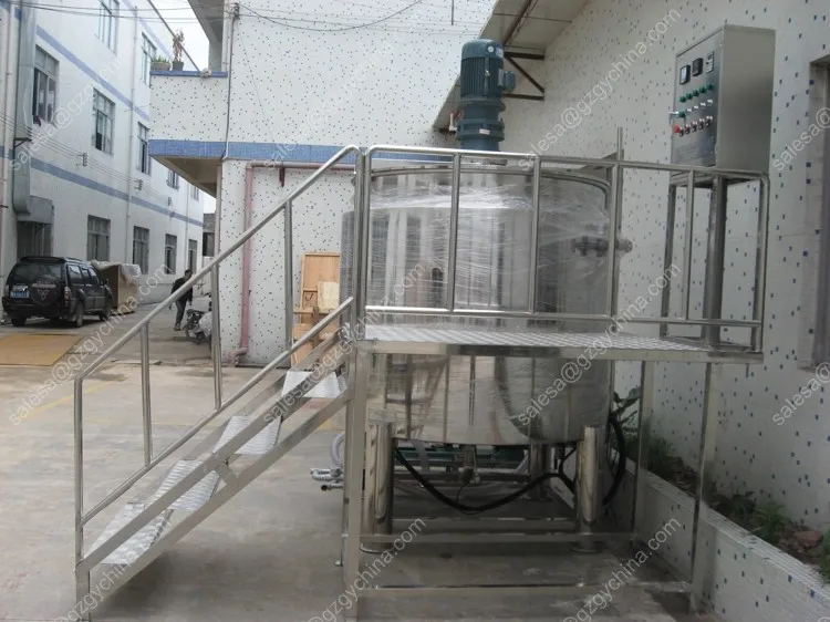 CE approved jacket kettle with agitator equipment used for ointments