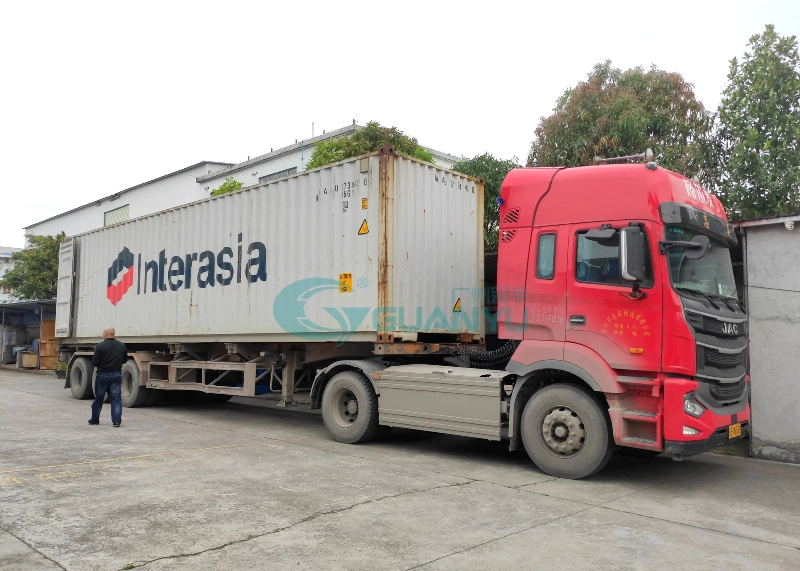 High-quality cosmetic production line ready to be shipped to Korean customers 1