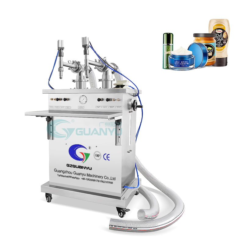 Introduction of Semi-Automatic Filling Machines and Their Application in Daily Chemical Products 1 two heads Semi-Automatic Filling Machine