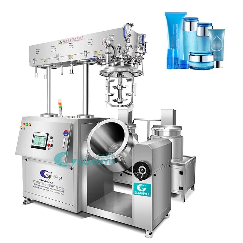 The Ultimate Guide to 50L Emulsifier Homogenizer for Cosmetics Production 1 emulsifier homogenizer, 50L homogenizer, cosmetic formulation equipment, emulsification process