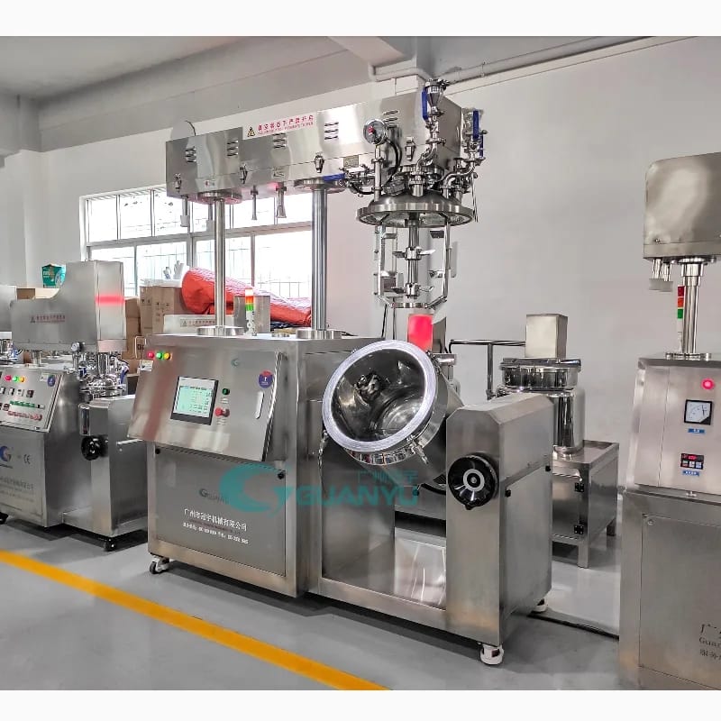The Ultimate Guide to 50L Emulsifier Homogenizer for Cosmetics Production 3 emulsifier homogenizer, 50L homogenizer, cosmetic formulation equipment, emulsification process