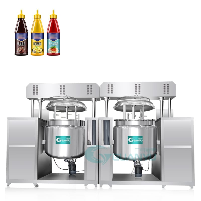 Guanyu 2025 New Innovation: 3000L Vacuum Emulsifying Mixer 1 3000L Vacuum Emulsifying Mixer